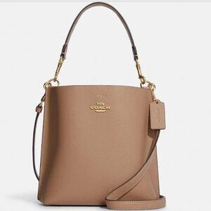 LIKE NEW Coach Mollie Bucket Bag (Taupe)